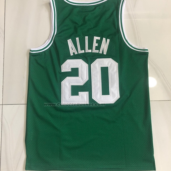 Maglia Boston Celtics Ray Allen NO 20 Mitchell & Ness 1996-97 Verde